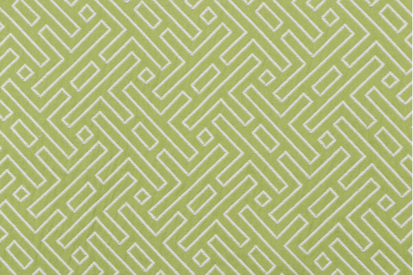 Sample of Heirloom Fabrics Belami Woven Upholstery Fabric in 282-Lime for Covington 