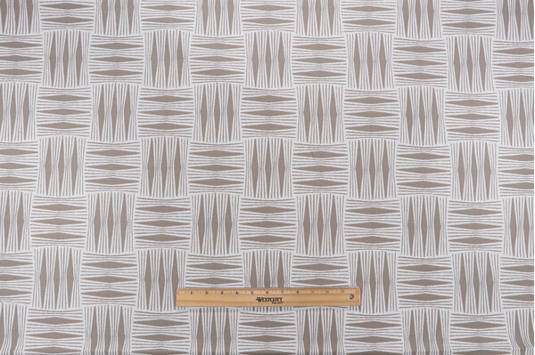 Covington Kizomba Woven Polypropylene Outdoor Fabric in 63-Taupe 