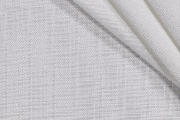 Weston Woven Outdoor Fabric in White 
