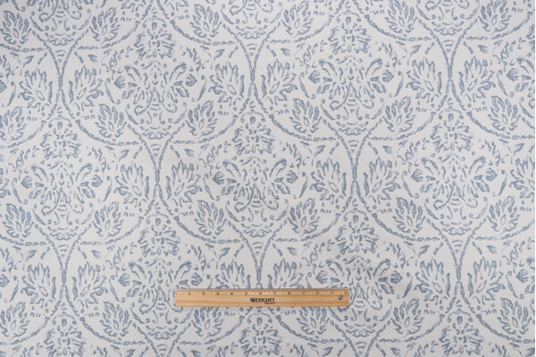 EDPA USA Kemps Printed Drapery Fabric in Cloud 