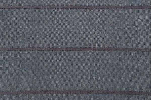 Stripe Woven Chenille Upholstery Fabric in Bluestone