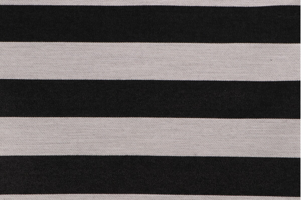Sunbrella Halo 40522-0008 Woven Solution Dyed Acrylic Outdoor Fabric in Black & Dove