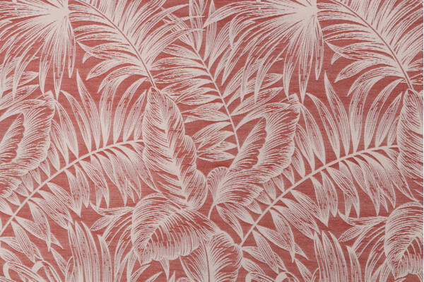 Frond Woven Solution Dyed Acrylic Outdoor Fabric in Sunset