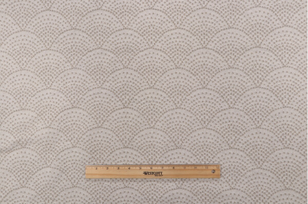 Shell Woven Upholstery Fabric in Cloud