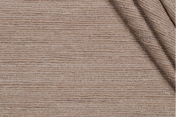 Sample of P Kaufmann Sparkle Woven Upholstery Fabric in Dune 