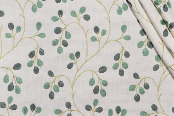 Click for P Kaufmann Kayla Embroidered Decorator Fabric in Sprout  P Kaufmann Kayla Embroidered Decorator Fabric in Sprout