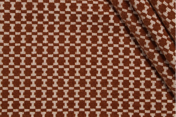 P Kaufmann Whittman Woven Chenille Upholstery Fabric in Caramel 