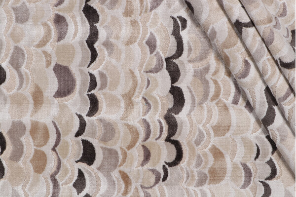 Sample of Richloom Duvelle Velvet Upholstery Fabric in Graphite 