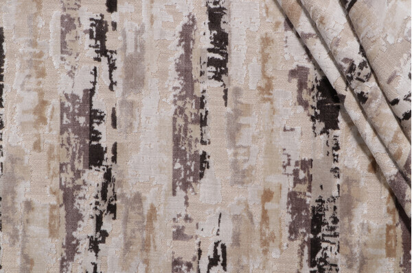 Sample of Richloom Fracas Velvet Upholstery Fabric in Graphite 