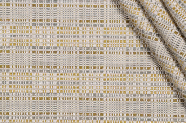 Sample of Richloom Valette Woven Upholstery Fabric in Citron 