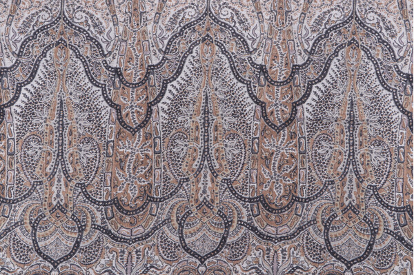 Click for Richloom Saraya Printed Linen Blend Drapery Fabric in Driftwood  Richloom Saraya Printed Linen Blend Drapery Fabric in Driftwood