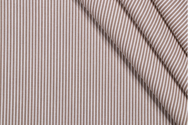 Click for 6 Yards Magnolia Home Oxford Stripe Printed Cotton Drapery Fabric in Driftwood Magnolia Home Oxford Stripe Printed Cotton Drapery Fabric in Driftwood