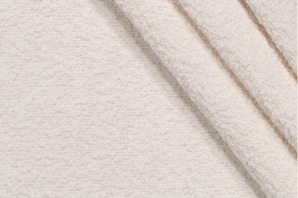 Crypton Brut High Performance Woven Upholstery Fabric in Eggshell