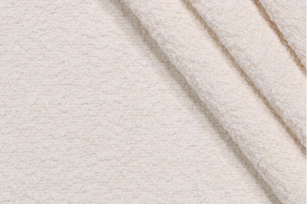 Crypton Brut High Performance Woven Upholstery Fabric in Eggshell