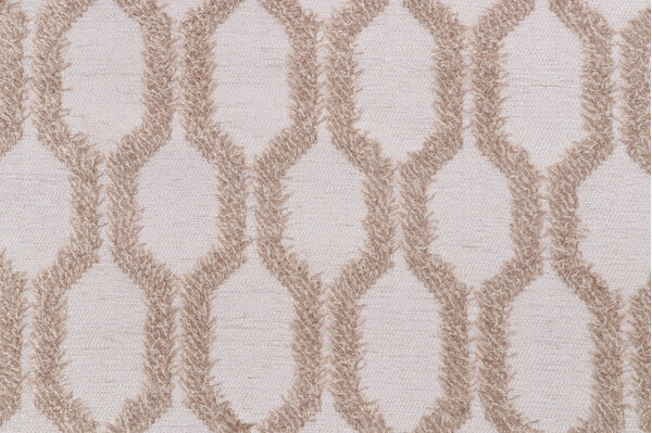 Hilary Farr Fringe Benefits Woven Chenille Upholstery Fabric in 197-Flax for Covington