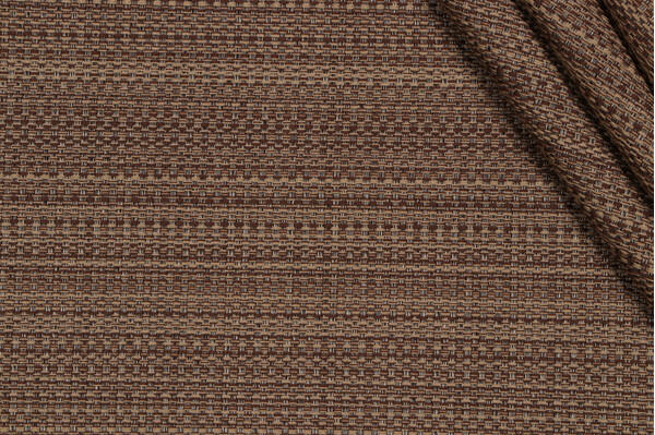Boyer Woven Upholstery Fabric in Walnut