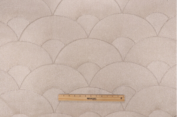 P Kaufmann Beam Embroidered Decorator Fabric in Tussah 