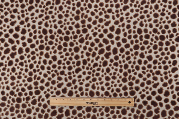 P Kaufmann Myla Grospoint Velvet Upholstery Fabric in Ganache 
