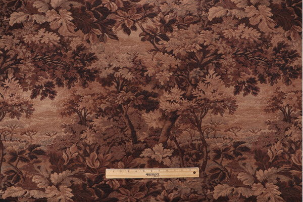 P Kaufmann Under The Elms Tapestry Upholstery Fabric in Truffle 