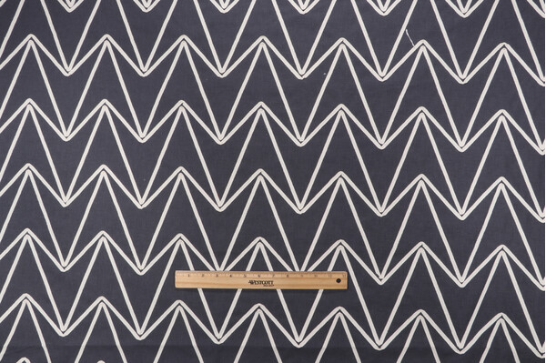 Richloom Flaunt Embroidered Drapery Fabric in Indigo 