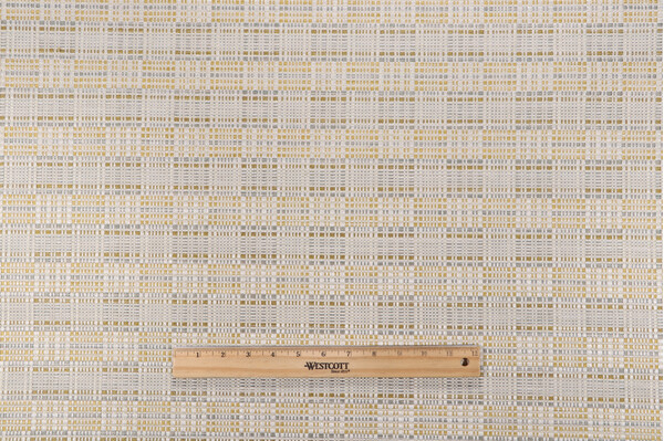 Sample of Richloom Valette Woven Upholstery Fabric in Citron 