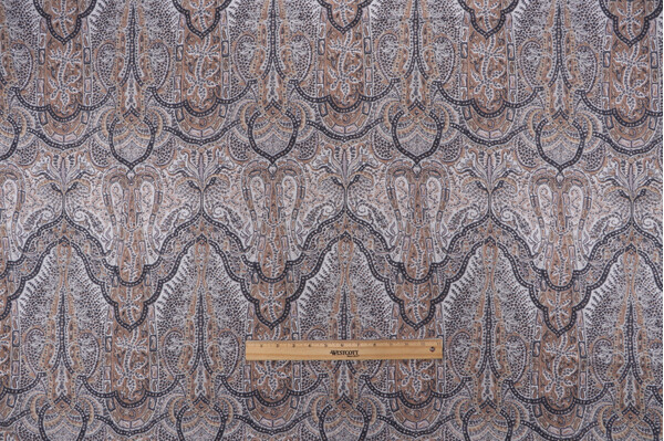 Click for Richloom Saraya Printed Linen Blend Drapery Fabric in Driftwood  Richloom Saraya Printed Linen Blend Drapery Fabric in Driftwood