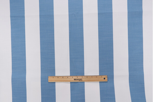 Perennials Go To Stripe Woven Solution Dyed Acrylic Outdoor Fabric in Outta The Blue
