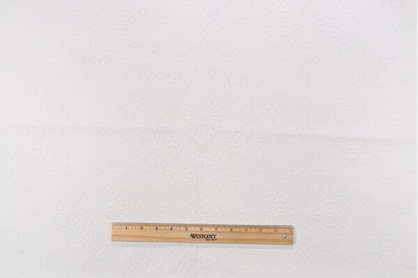 1 Yard Sasha Matelasse Upholstery Fabric in White