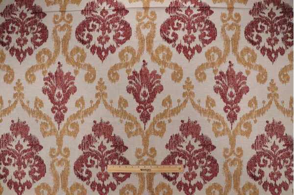 1 Yard Addlestone Tapestry Upholstery Fabric in Cassis