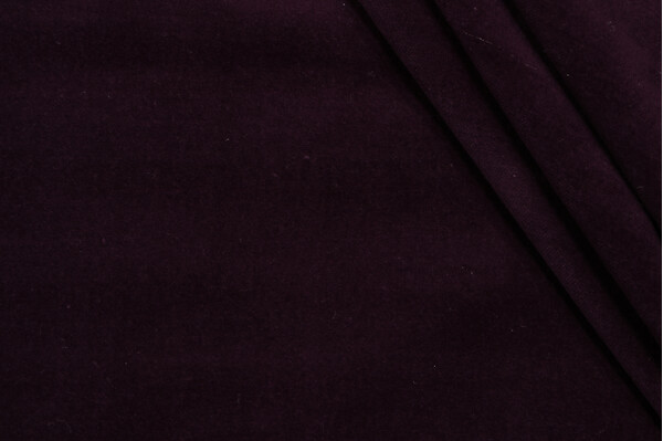 Synergy Velvet Upholstery Fabric in Eggplant