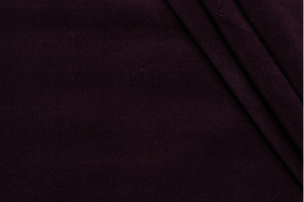 Synergy Velvet Upholstery Fabric in Eggplant