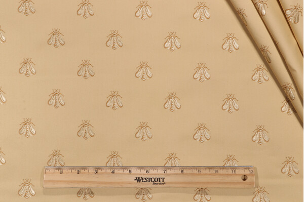 Pescara Damask Decorator Fabric in Lemon
