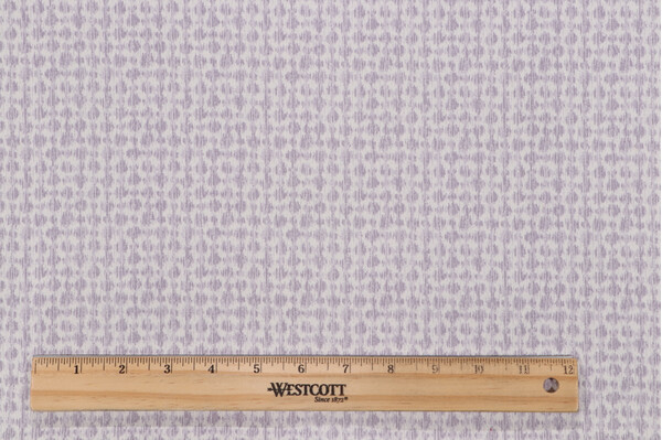 Braemore Morning Dew Printed Cotton Twill Drapery Fabric in Amethyst