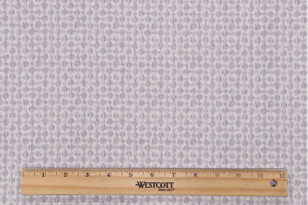 Braemore Morning Dew Printed Cotton Twill Drapery Fabric in Amethyst