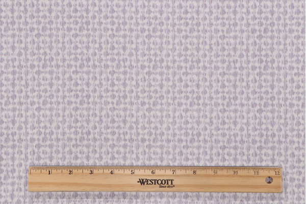 Braemore Morning Dew Printed Cotton Twill Drapery Fabric in Amethyst