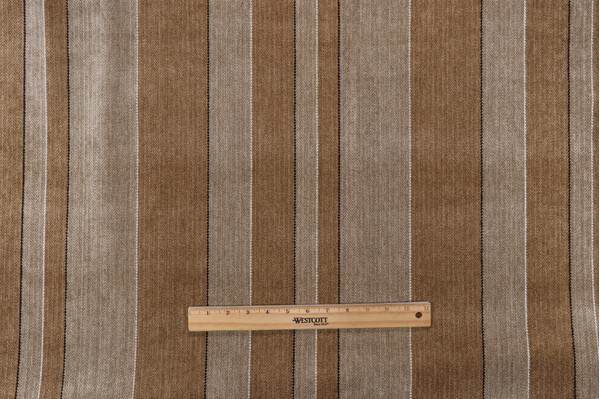 Fonthill Pedra Woven Chenille Upholstery Fabric in Cashew/Cedar