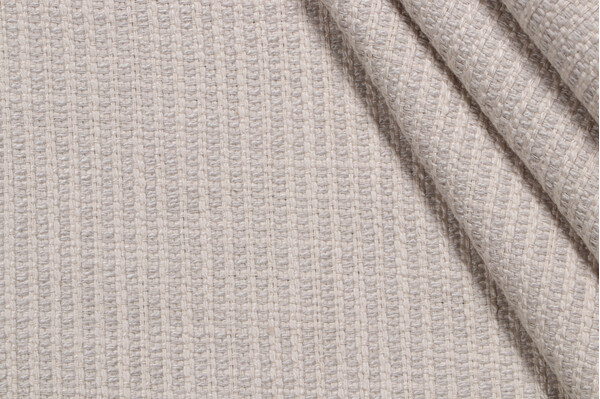 Scalamandre Sway Woven Upholstery Fabric in Silver