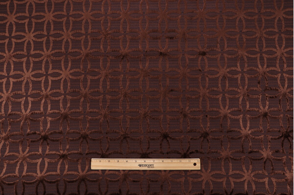 Scalamandre Velvet Upholstery Fabric in Brown