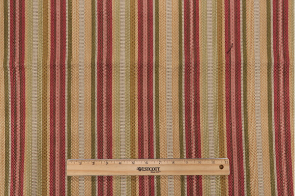 Scalamandre Gianna Stripe Woven Upholstery Fabric in Artichoke