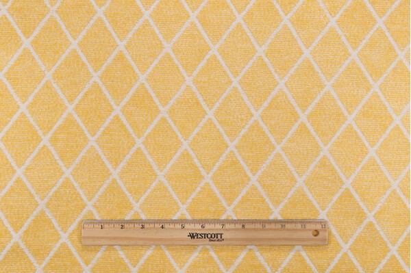 1 Yard Scalamandre Positano Woven Chenille Upholstery Fabric in Limone