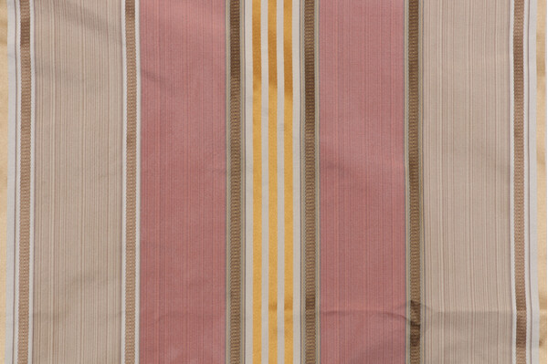 1 Yard Scalamandre Manarola Woven Silk Decorator Fabric in Grenadine/Umber