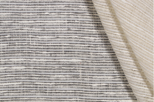 1 Yard Scalamandre Sheer Woven Drapery Fabric in Cream