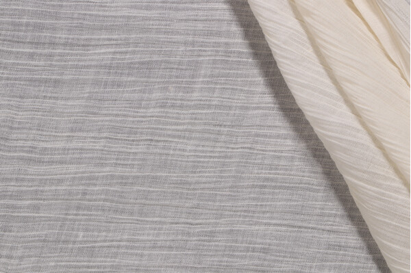 Scalamandre Fortuna Sheer Drapery Fabric in Beige