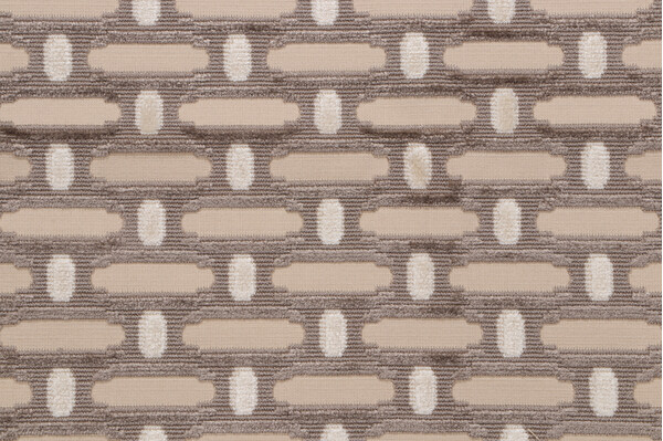 Grey Watkins Bastogne Grospoint Velvet Upholstery Fabric in Sandstone