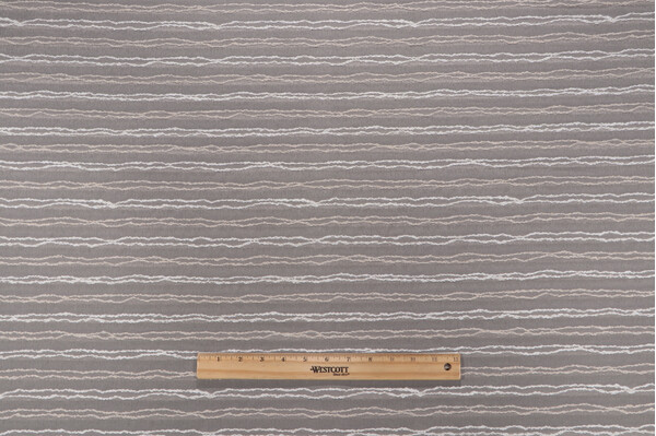 Thom Filicia Wave Length Woven Polyester Outdoor Fabric in Taupe for Kravet CLOSEOUT