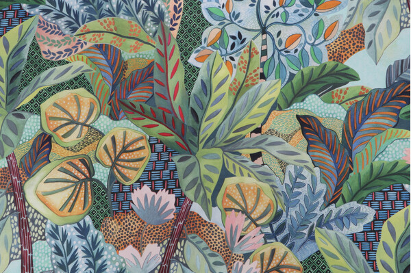Click for 6 Yards Osbourne & Little Maranta Printed Polyester Outdoor Fabric in Summerhouse Osbourne & Little Maranta Printed Polyester Outdoor Fabric in Summerhouse