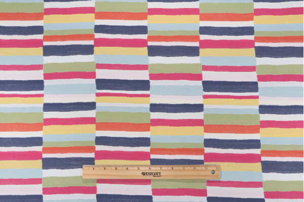 Sunbrella Woven Solution Dyed Acrylic Outdoor Fabric in Rainbow