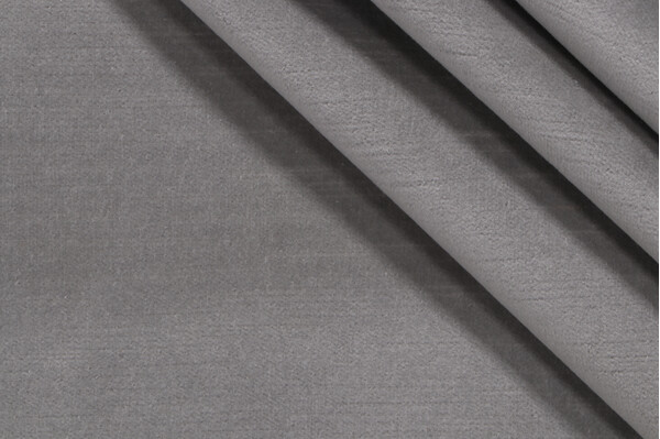 JB Martin Velvet Upholstery Fabric in Sterling