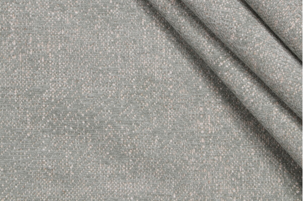 Noble Woven Chenille Upholstery Fabric in Seafoam