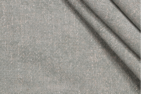 Noble Woven Chenille Upholstery Fabric in Seafoam
